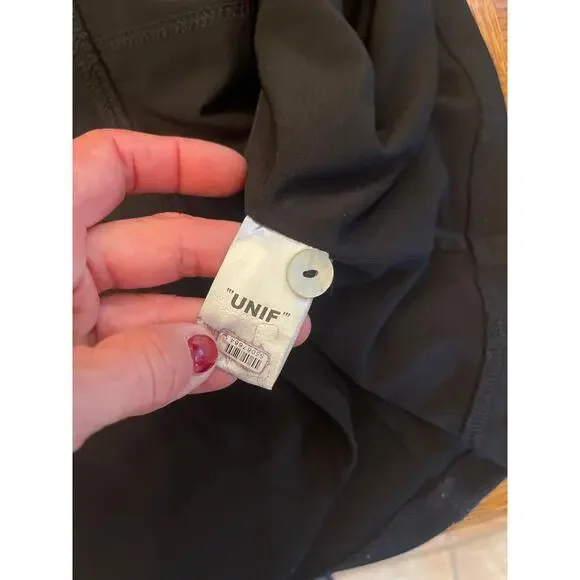 UNIF BUTTON DOWN DRESS SMALL - Picture 3 of 4